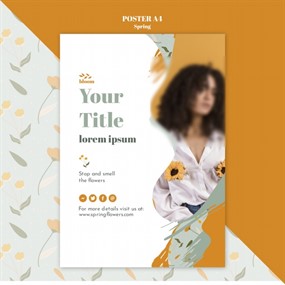 小清新女装海报排版设计